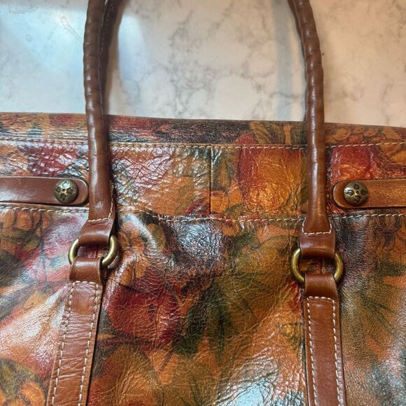 Patricia Nash Fruit/Grape Pattern Leather Bag - Picture 8 of 16